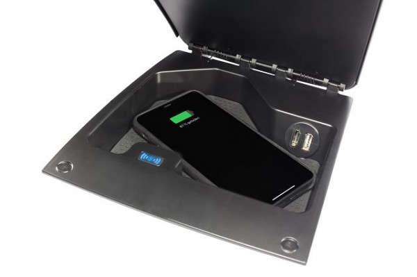 Induction charging cradle for dashboards 1